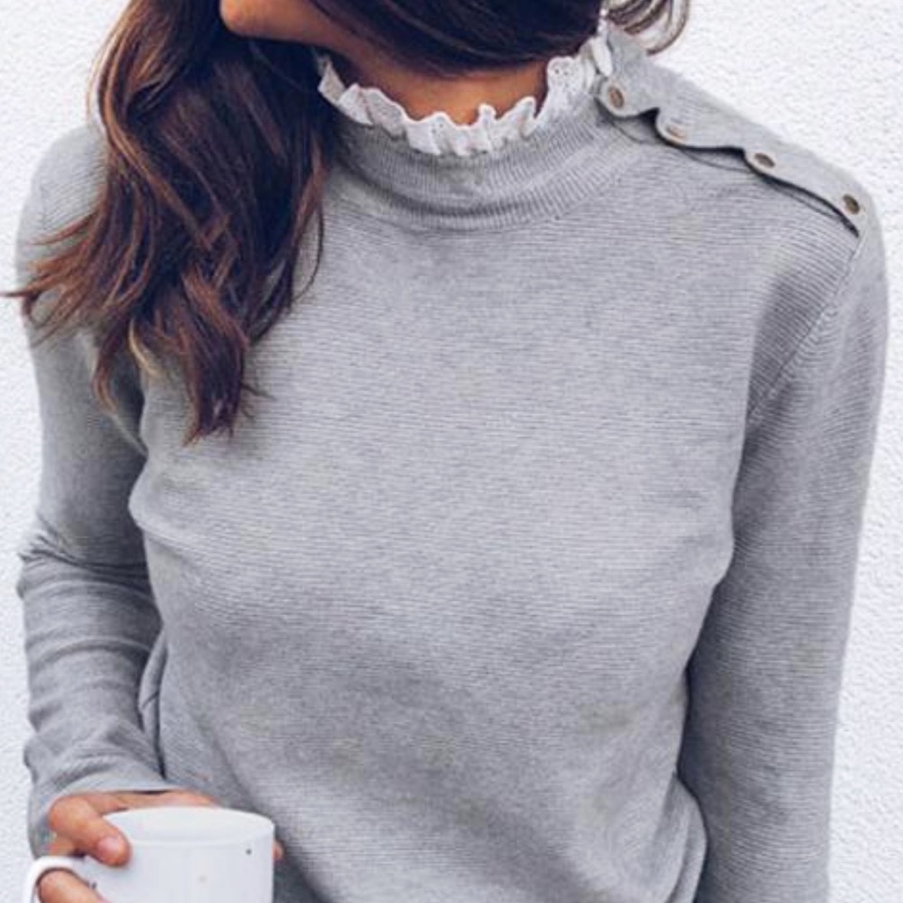 Dana™ Elegant Turtle Neck Pullover